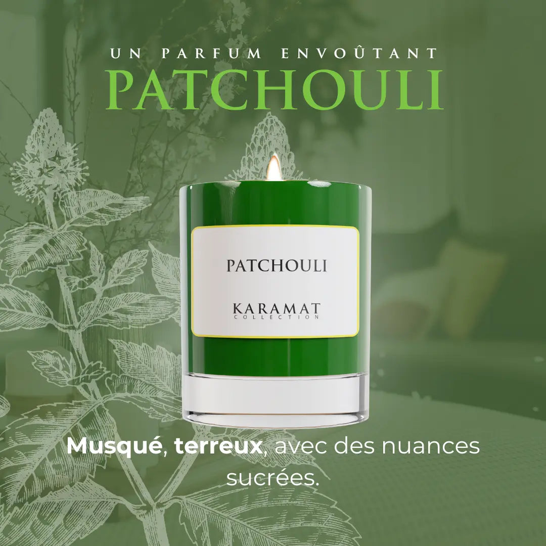 Patchouli Geurkaars – Aardse Diepte