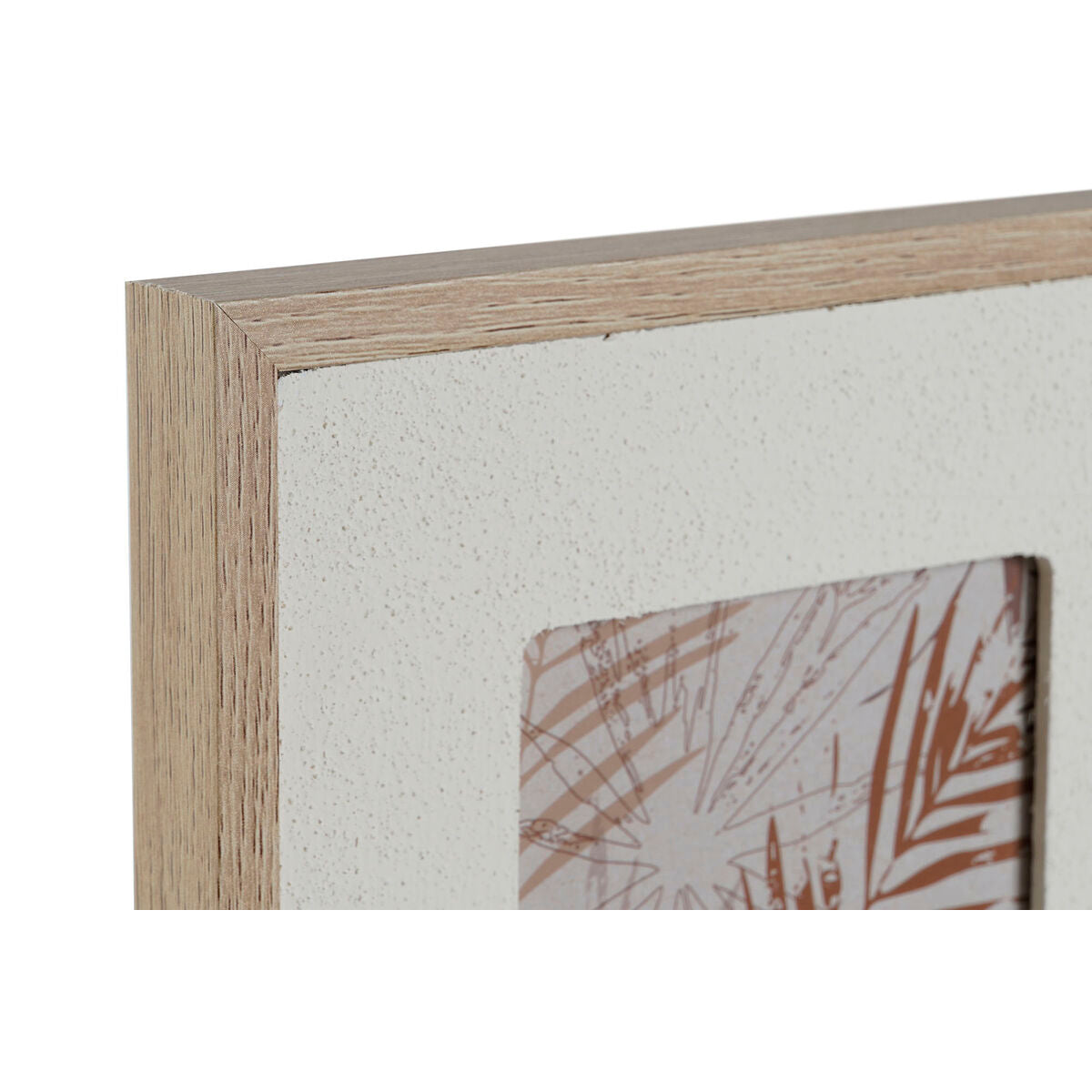 Cadre photo Home ESPRIT Beige Cristal MDF Bois Scandinave 39 X 2 X 24 cm
