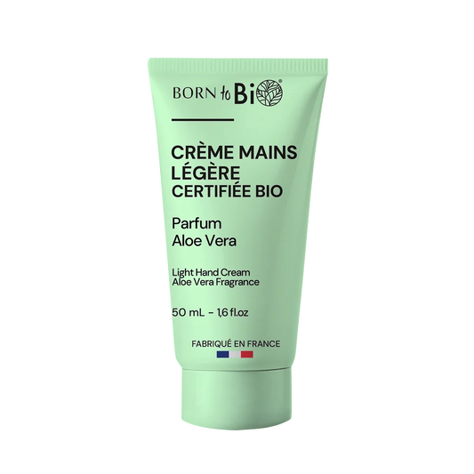 Crème Mains Légère Aloé Vera - Certifiée Bio