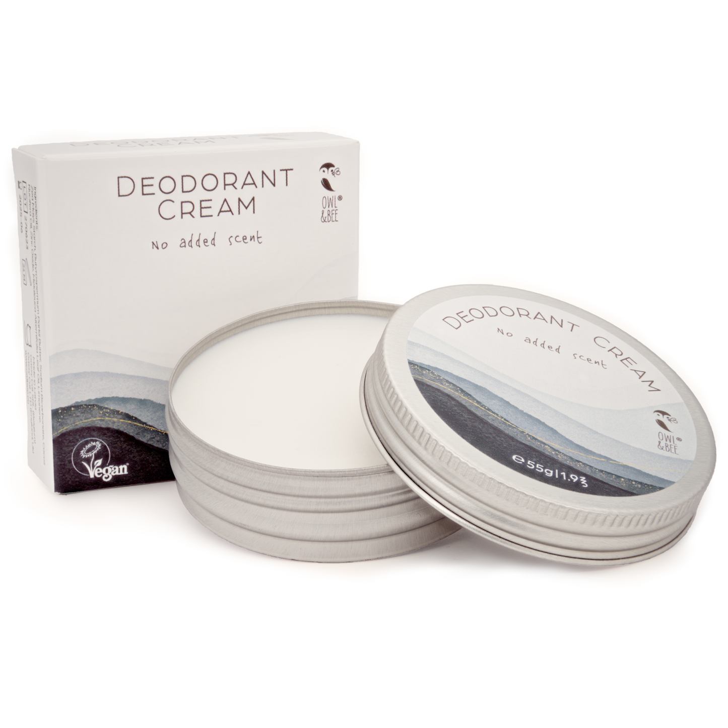 Natuurlijke Deodorant Crème in Blik – Zonder Alcohol & Aluminium Vegan